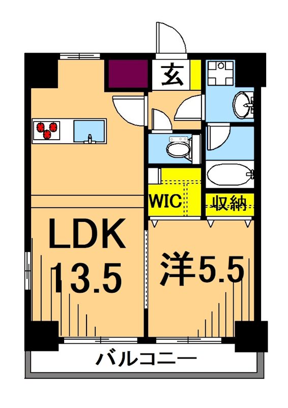 BluRock東品川 201号室 間取り