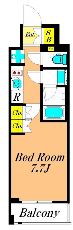 ルフォンブランシェ品川南大井 913号室 間取り