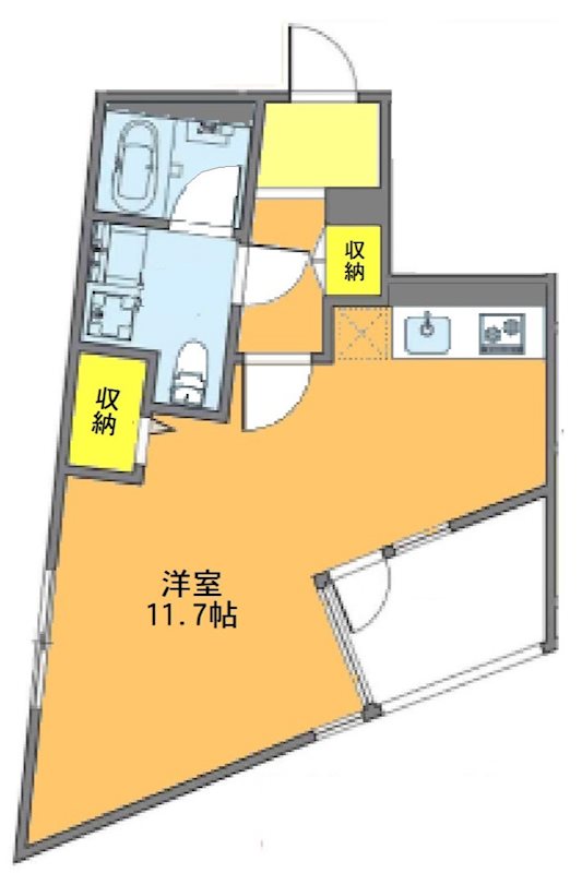 アズ大井町レジデンス   401号室 間取り