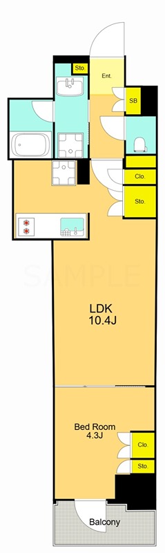 ＲＪＲプレシア大森北  間取り図