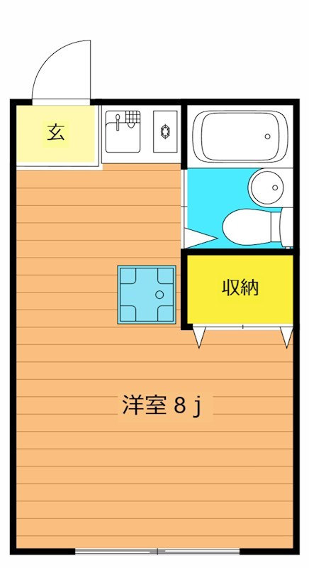 ウイング旗の台パートⅠ 203号室 間取り
