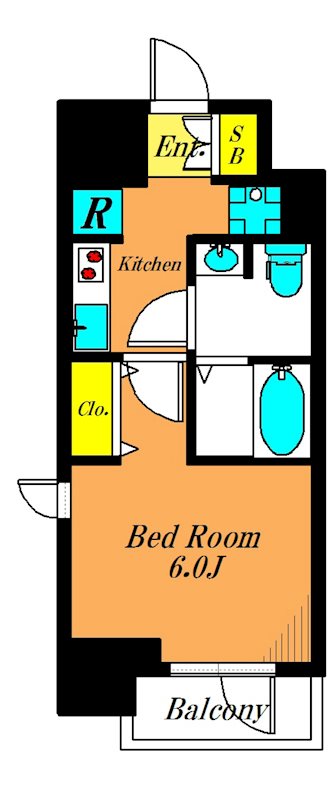 レジディア大森Ⅱ 307号室 間取り