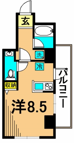 ステラ仙台坂 802号室 間取り