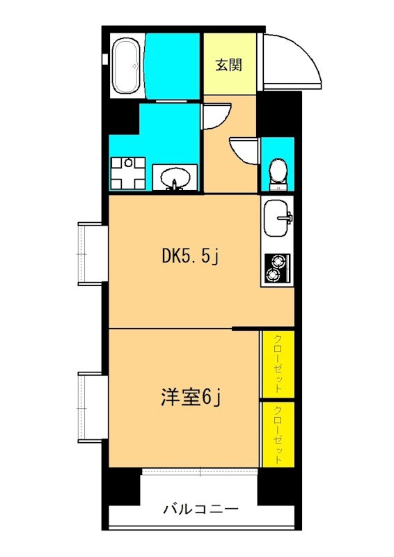 アークス武蔵小山 間取り図