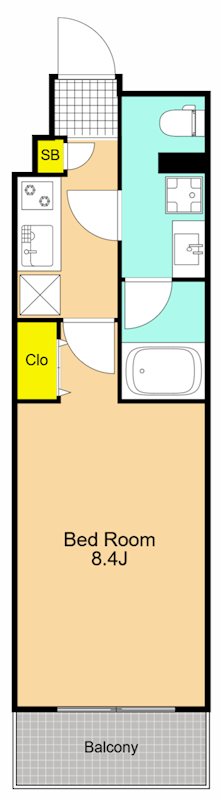 ラティエラ品川西大井  303号室 間取り