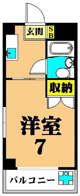 ハイツカワバタ 303号室 間取り