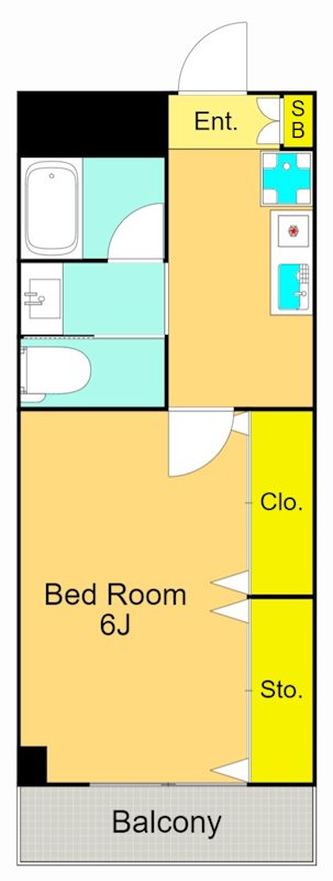 チェリーブラッサム 307号室 間取り