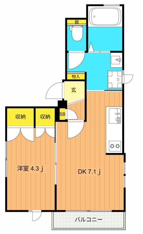マッターホルン 間取り図