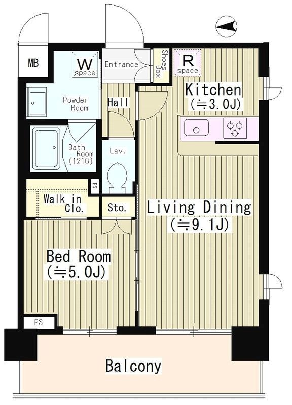 エディアン目黒本町  間取り図