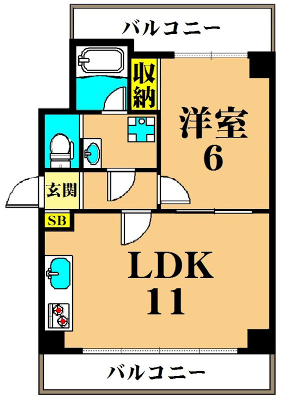 メーゾン俊2nd 303号室 間取り