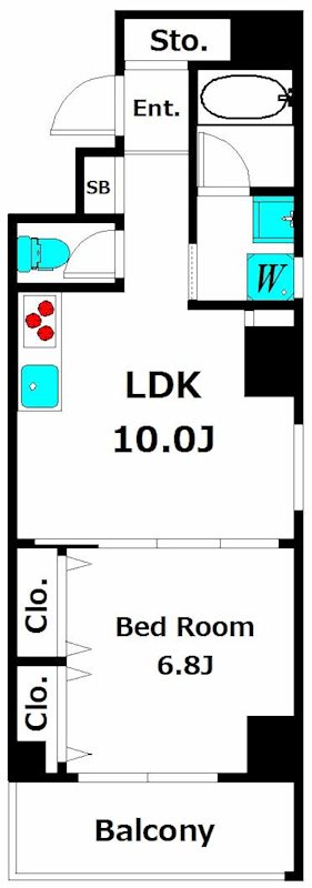 リノハ大森 401号室 間取り