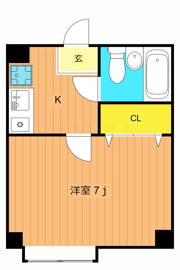 NEW　WAKATAKE  間取り図