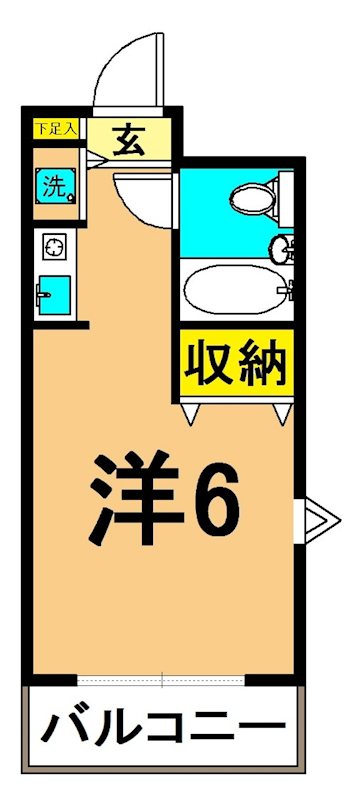 コスモリード大井町  間取り図