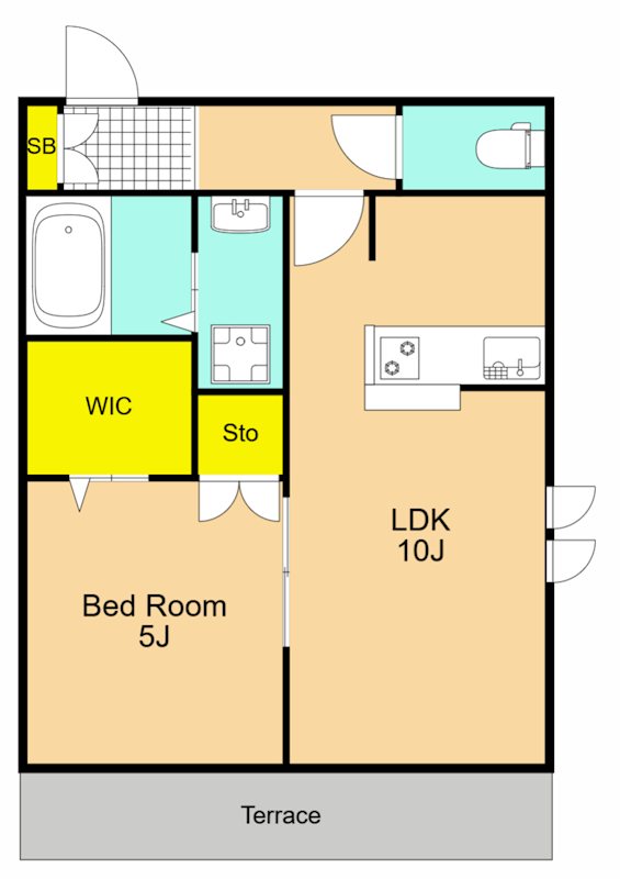 PISO ARCE Shinagawa 306号室 間取り
