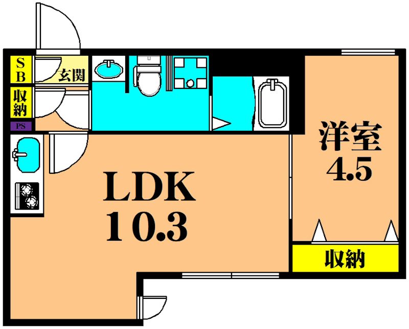 レピュア南大井レジデンス 間取り図