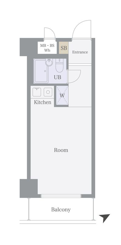 ライオンズマンシヨン旗の台 間取り図