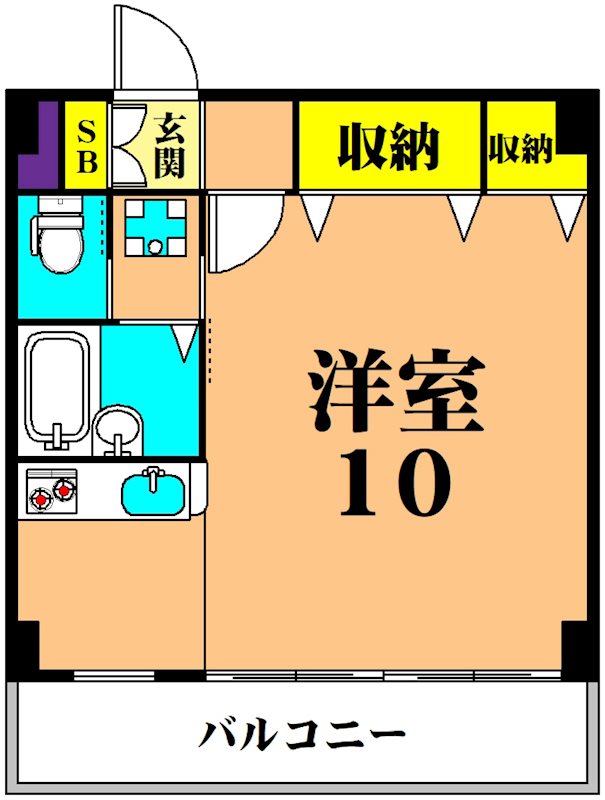 シャルール大井 間取り図