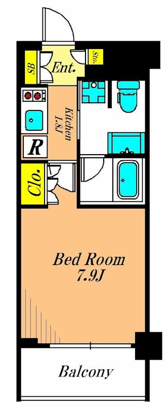 プラネソシエ大森山王 308号室 間取り