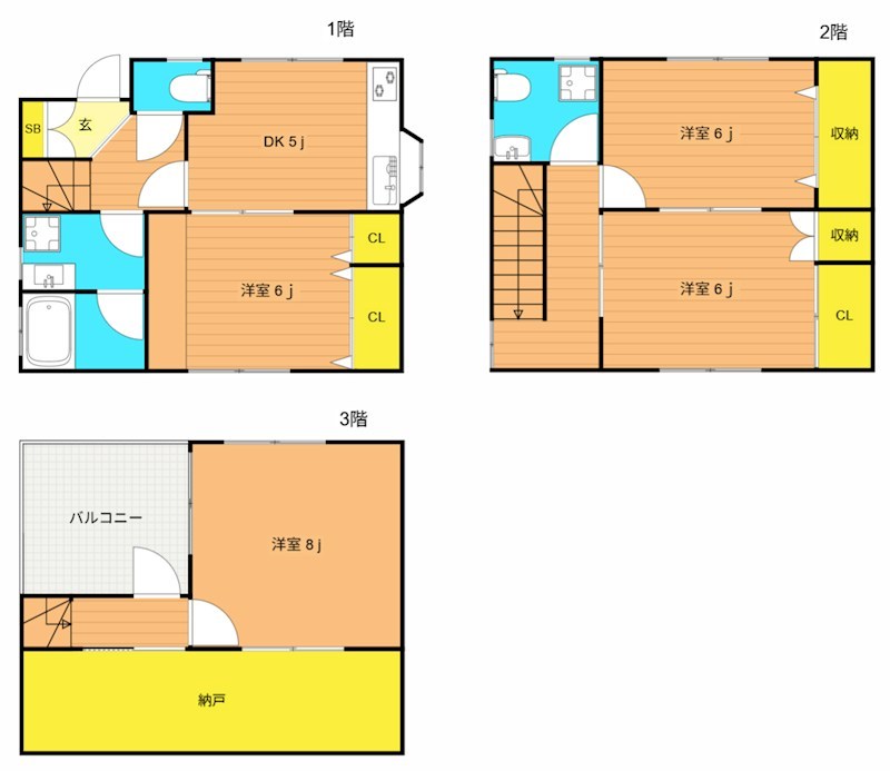 洗足１丁目戸建 間取り