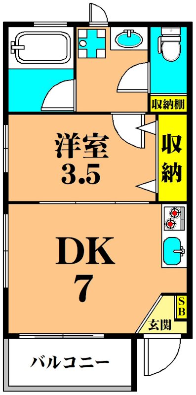 スプレンドーレ武蔵小山 間取り図