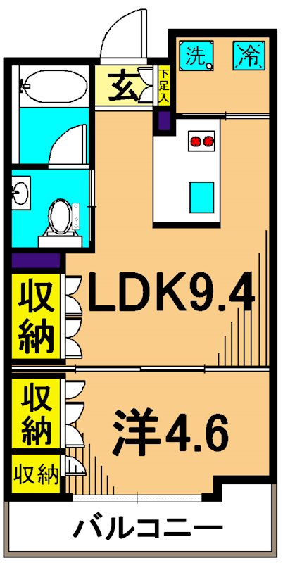 テラッサエスト 間取り図