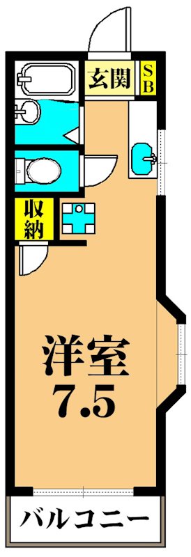 メゾンドフレールＡ棟  間取り図
