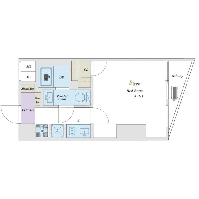 CREALpremier大森  間取り図