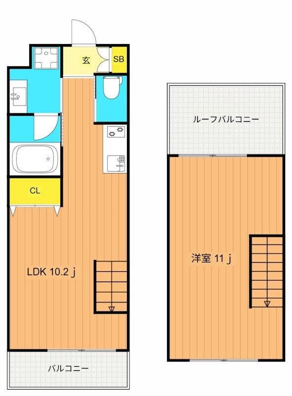 グランデール大森 304号室 間取り