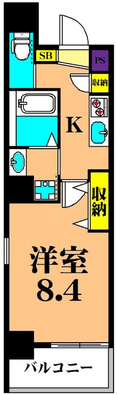 402号室 間取り