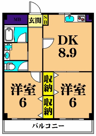 チェリーブラッサム 間取り図