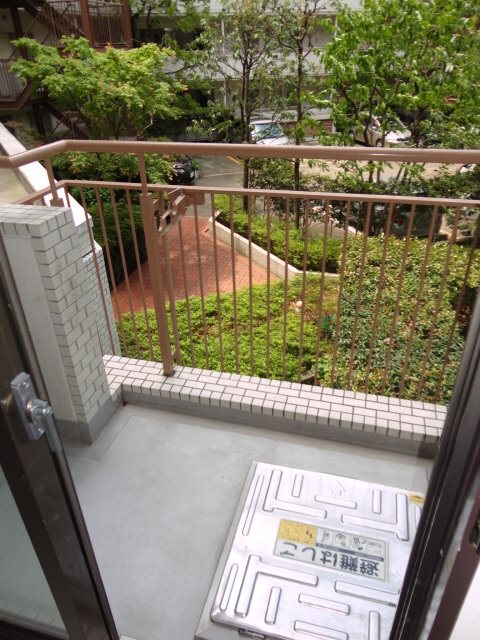三越ゼームス坂マンション  ベランダ