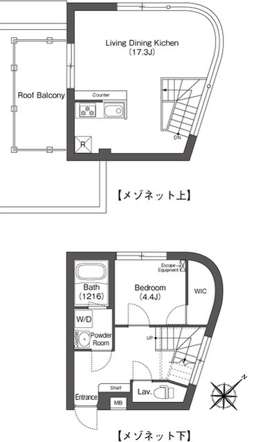 ディームス大井町フォレスト 間取り図