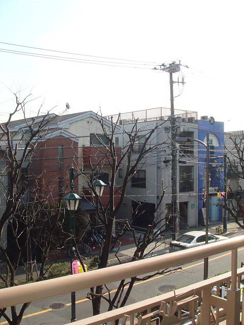 三越ゼームス坂マンション ベランダ