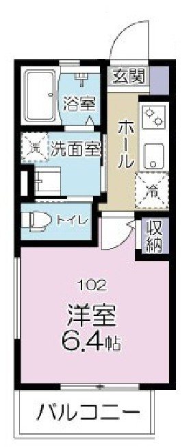 (仮称)品川区東大井3丁目計画 102号室 間取り
