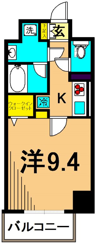 グランククナ 901号室 間取り