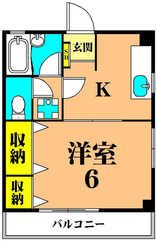 アーバンロジェ 間取り図