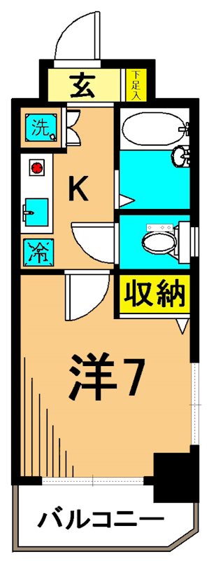 グランヴァン大井町 間取り図