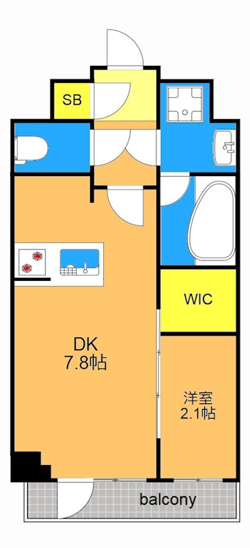 コンフォリア二葉 間取り図