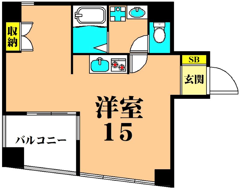 コア大井町 間取り図