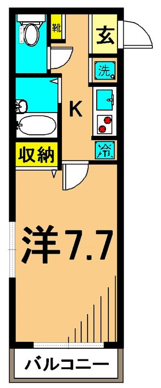 メインステージ大井町 間取り図