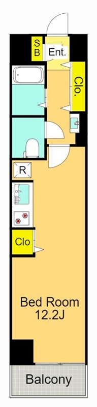 コーストワン   603号室 間取り