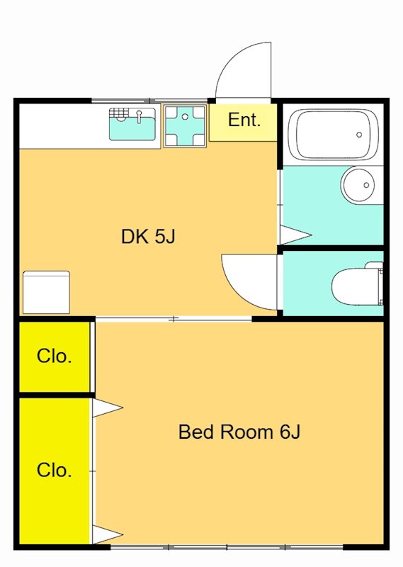 コーポ新月 間取り図