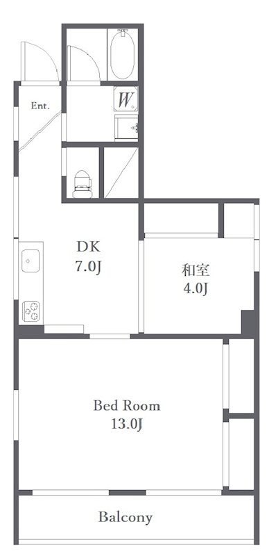 越中屋ビル  間取り図
