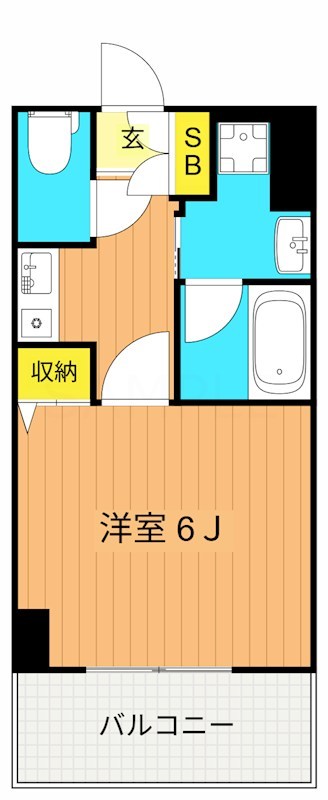 アミーゴ仲六郷   間取り図