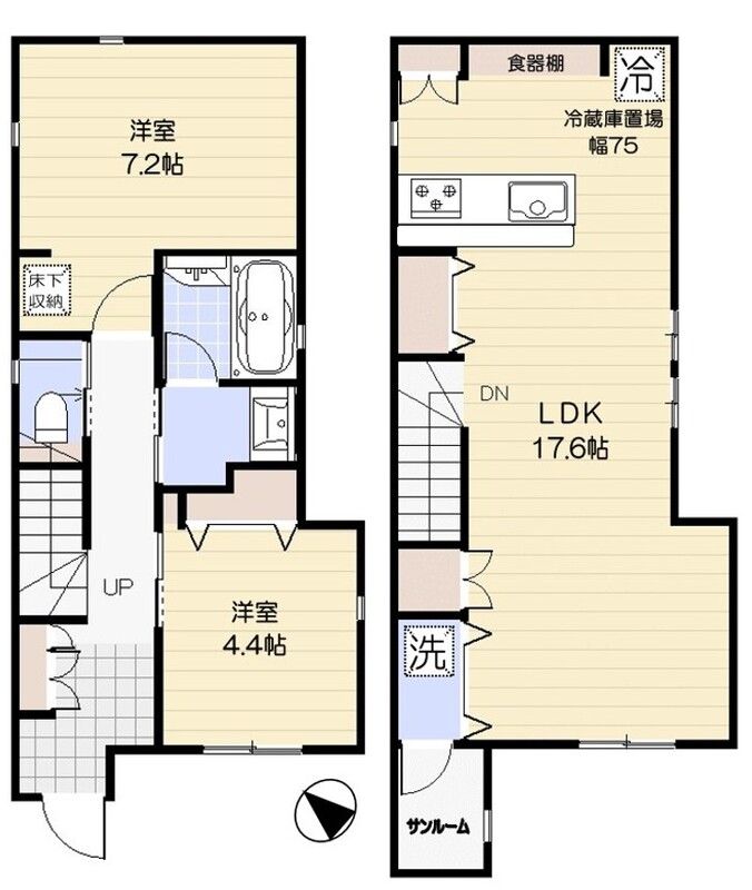 CUBIZON　EAST 間取り