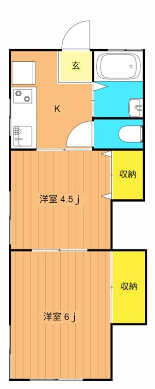 ハウスサンフラワー 間取り図