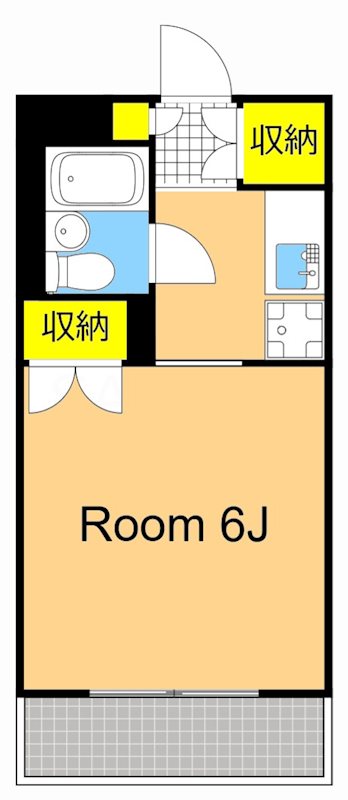 ハイツ大井町 間取り図