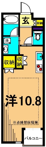 アークトゥルス 102号室 間取り