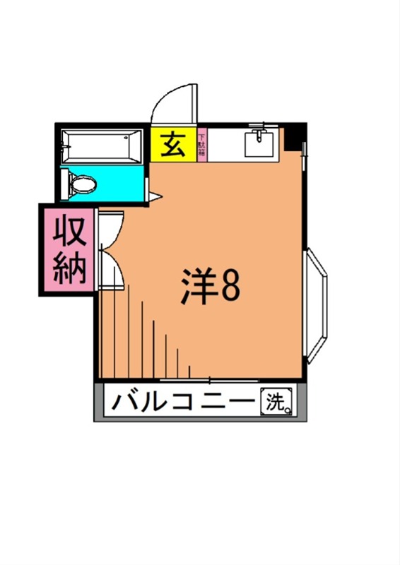 セトレ南馬込 301号室 間取り