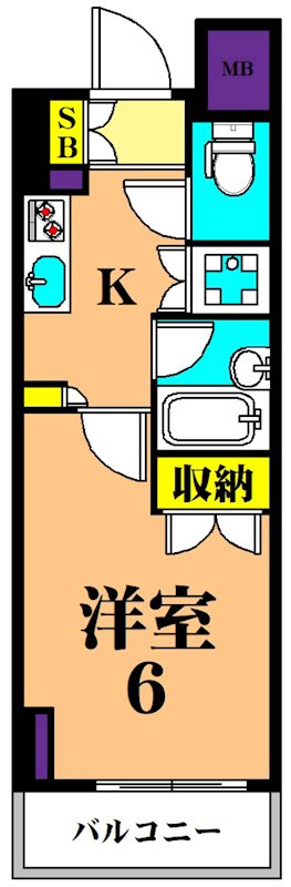 セジョリ南品川 303号室 間取り
